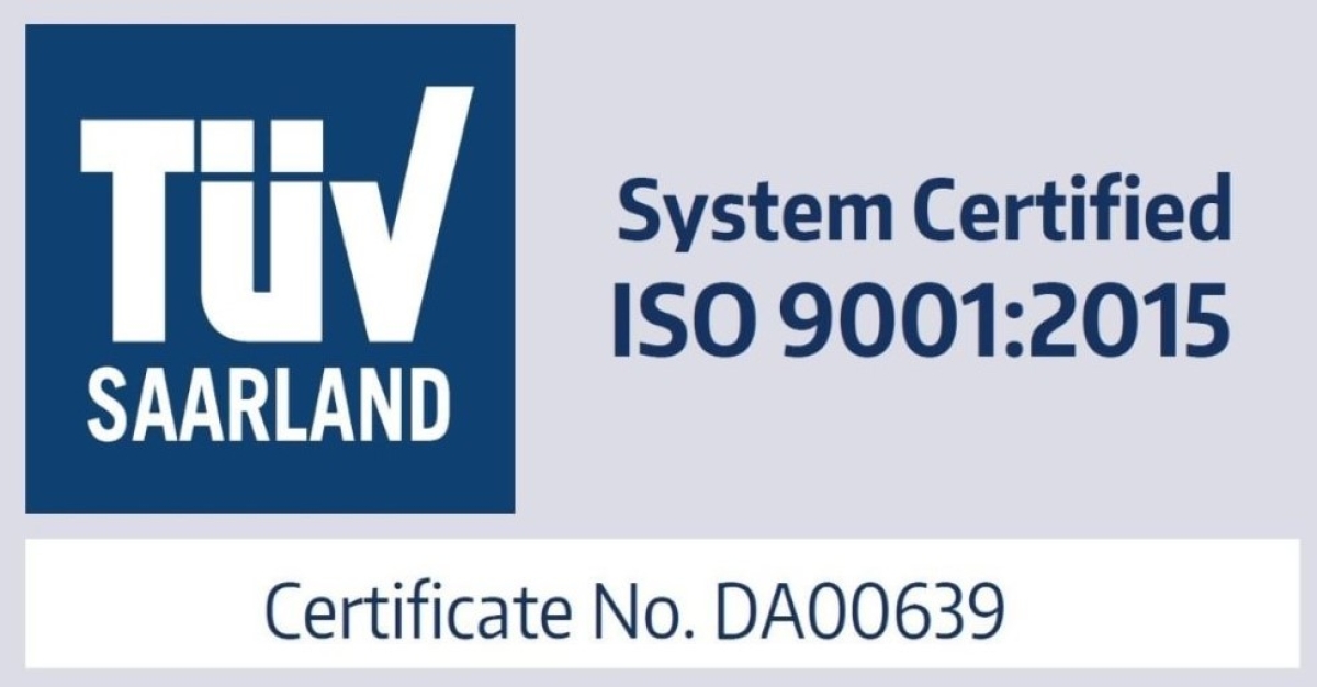 Certificado ISO de calidad